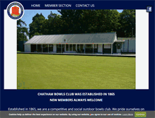 Tablet Screenshot of chathambowlingclub.co.uk